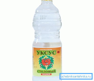 9% маса оцет