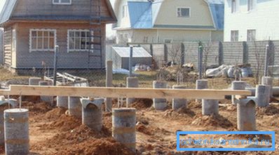 Асбестовите цевки со притисок може да се користат како основни столбови