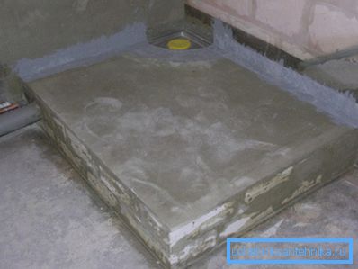 Бетонска основа на аголната палета Бетонска основа на аголната палета