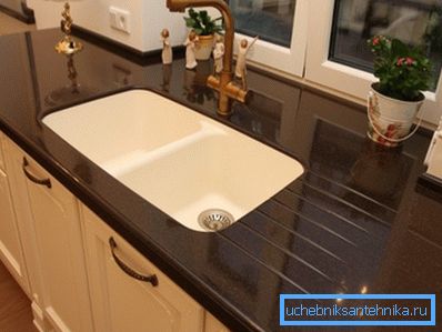 Чаеви вградени под countertop. Чаеви вградени под countertop.