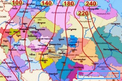 Овој дијаграм ја покажува длабочината на мраз на пенетрација од страна на климатските зони. Овој дијаграм ја покажува длабочината на мраз на пенетрација од страна на климатските зони.