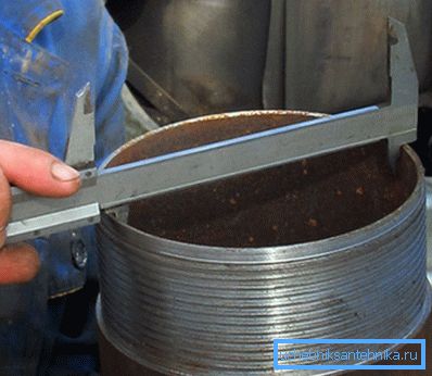 Дијаметарот на цевката мора да биде повеќе од 127 mm.