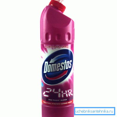 Domestos Pink за спречување на загадување на тоалетот Domestos Pink за спречување на загадување на тоалетот