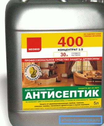 Дрвото мора да се третира со антисептик. Дрвото мора да се третира со антисептик.