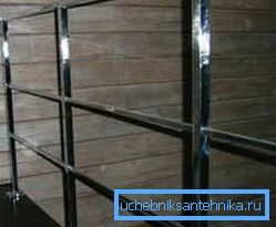 Внатрешните елементи направени врз основа на таквите цевки изгледаат многу добро во речиси секој тип на дизајн.