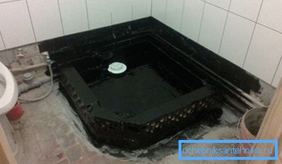 Завршен слој на водоотпорниот материјал. Завршен слој на водоотпорниот материјал.