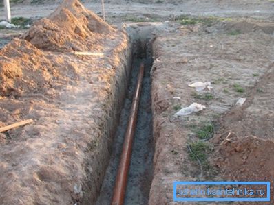 Фотографија на правилно поставена канализација цевка Фотографија на правилно поставена канализација цевка