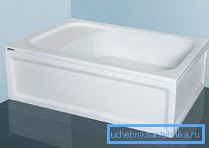 Длабок сад за туш 110х80 см