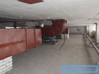 Хоризонтални канали на таванот на куќата Хоризонтални канали на таванот на куќата