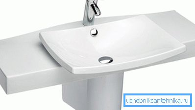 Оригиналните дизајнирани конструкции често се направени од порцеланска каменина.