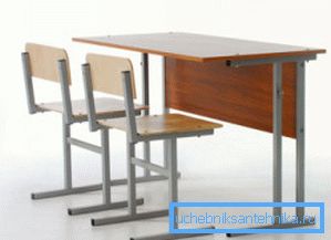 Класична училишна биро и столчиња