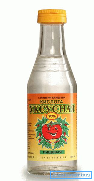 Концентриран оцет. Концентриран оцет.