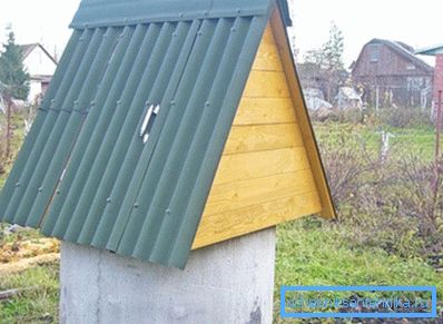 Покривот на куќата на чеша. Покривот на куќата на чеша.