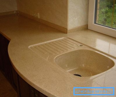 Фрлајте го countertop со вештачки камен мијалник за кујна Фрлајте го countertop со вештачки камен мијалник за кујна