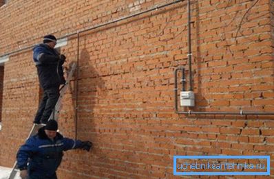 Инсталација на челичен систем за транспорт на гас Инсталација на челичен систем за транспорт на гас