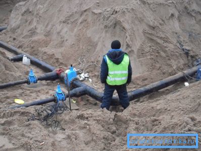 Инсталација на гасоводот за ладна вода. Инсталација на гасоводот за ладна вода.