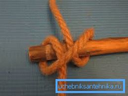 На фото-изработка петелки На фото-изработка петелки