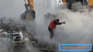 На фотографијата - една од причините за неактивното греење На фотографијата - една од причините за неактивното греење