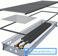 Во фото - радијатор со галванизирано куќиште Во фото - радијатор со галванизирано куќиште