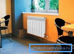 Најефективното место за поставување на радијатор е под прозорецот. Најефективното место за поставување на радијатор е под прозорецот.