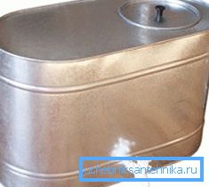 Поцинкуван резервоар за вода со вода од 95 L Поцинкуван резервоар за вода со вода од 95 L