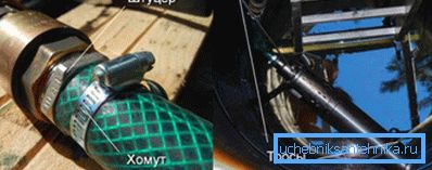 Вртлив вентил е поставен пред цревото за притисок. Вртлив вентил е поставен пред цревото за притисок.