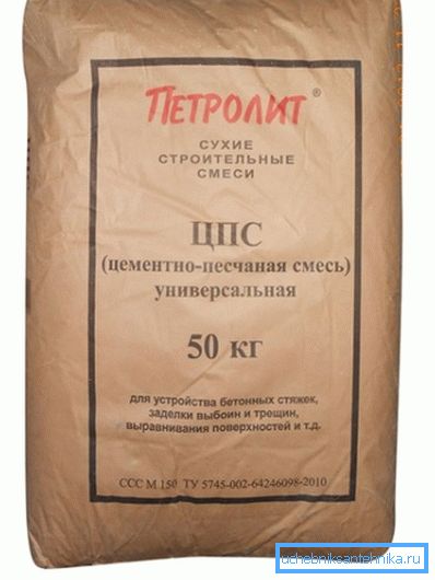 Примерокот на цементно песок Примерокот на цементно песок