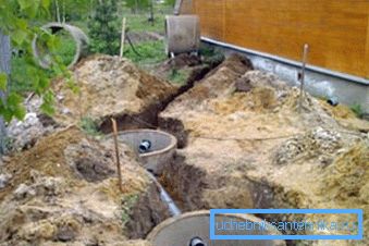 Уредување на септички резервоар од армирано-бетонски прстени.