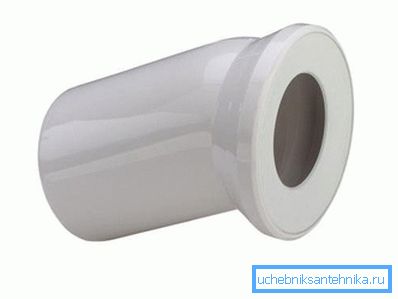Гранка за поврзување на тоалетно сад во канализацијата Гранка за поврзување на тоалетно сад во канализацијата