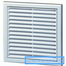 Пластична едножична решетка за вентилација 150x150 mm
