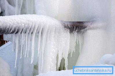 Причини за замрзнување на водовод Причини за замрзнување на водовод