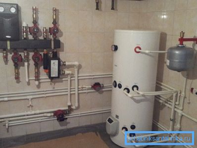 Принципот на уредување на котларата со користење на двоен блок Принципот на уредување на котларата со користење на двоен блок