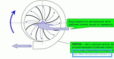 Принципот на работа на центрифугални пумпи. Принципот на работа на центрифугални пумпи.