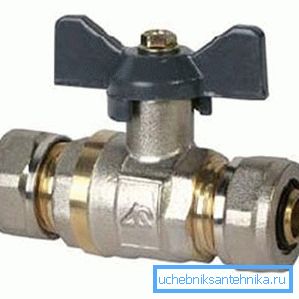 Бол вентил за метални цевки