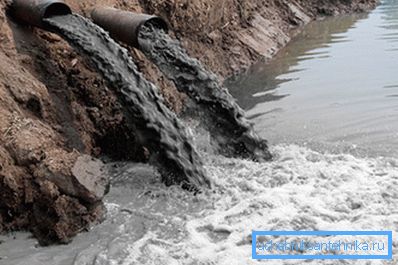 Силно загадени отпадни води. Силно загадени отпадни води.
