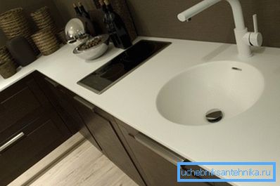 Countertop со мијалник - необично решение за вашата кујна Countertop со мијалник - необично решение за вашата кујна