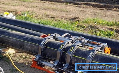 Запчен заварување на гасовод од полиетилен.