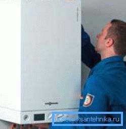 Инсталирање на гасен котел на ѕидот Инсталирање на гасен котел на ѕидот
