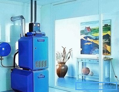Инсталација на котел на подот Инсталација на котел на подот