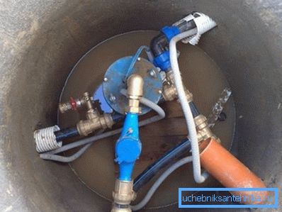 Wellhead во бетонскиот кесон.