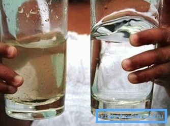 Вода пред и по филтрација Вода пред и по филтрација