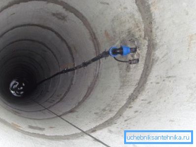 Вода добро од армирано-бетонски прстени.