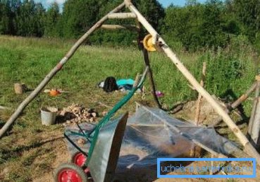 Овде уредот е направен рачно и од импровизирани средства, ако е загарантирана да издржи 500-600 кг, тогаш ова може да се користи, иако тоа не предизвикува доверба Овде уредот е направен рачно и од импровизирани средства, ако е загарантирана да издржи 500-600 кг, тогаш ова може да се користи, иако тоа не предизвикува доверба